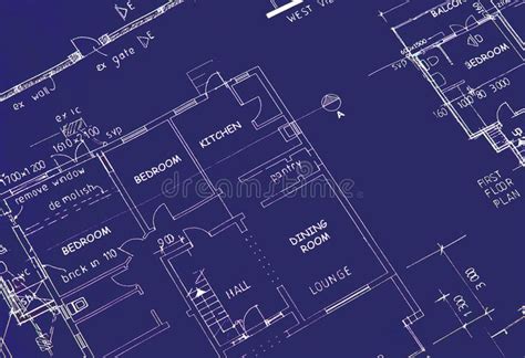 Blueprint of Building Plans. Showing dining room and kitchen , #AD, #Plans, #Building, # ...