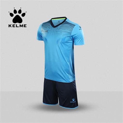 KELME Soccer Goalkeeper Jerseys Set Customized Short sleeve Men's Football Professional ...