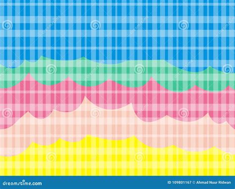 Art of Rainbow Strip Wallpaper Stock Illustration - Illustration of ...