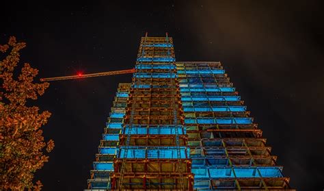 Skyscraper Night Shot Long - Free photo on Pixabay - Pixabay