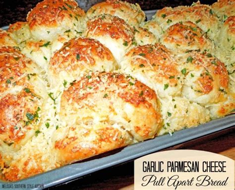 Garlic-Parmesan Cheese Pull Apart Bread [Using Rhodes Frozen Yeast ...