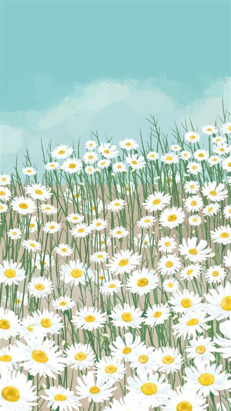 20 Excellent daisy flower wallpaper aesthetic You Can Save It At No Cost - Aesthetic Arena