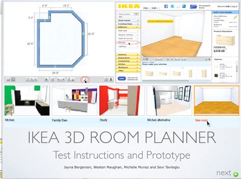 IKEA 3D ROOM PLANNER: Design Case Study on Behance