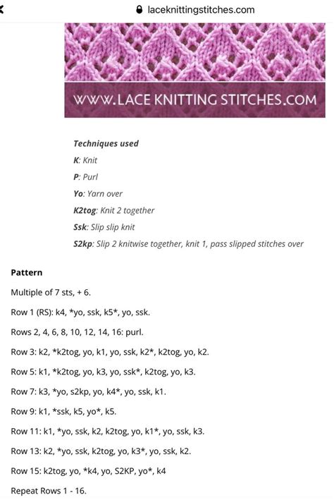 Pin by Janeen Smith Greathouse on Crafts in 2024 | Lace knitting patterns, Lacey knitting ...