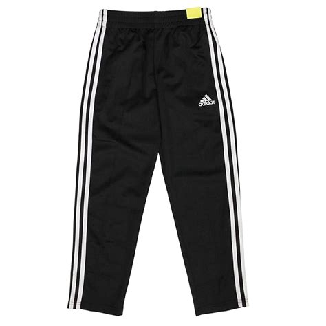 Adidas Boys 3 Stripe Performance Track Pants (Black, Small-8) - Walmart.com