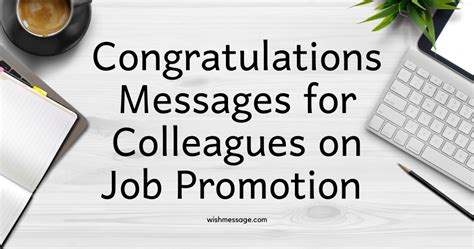 30+ Congratulations Messages For Colleagues- On Job Promotion