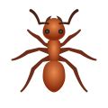 Ant icon in Emoji Style