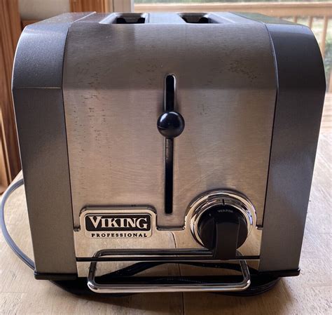 Viking Professional 2 Slice Toaster Stainless Steel Gray/Silver VT201 **TESTED** | eBay