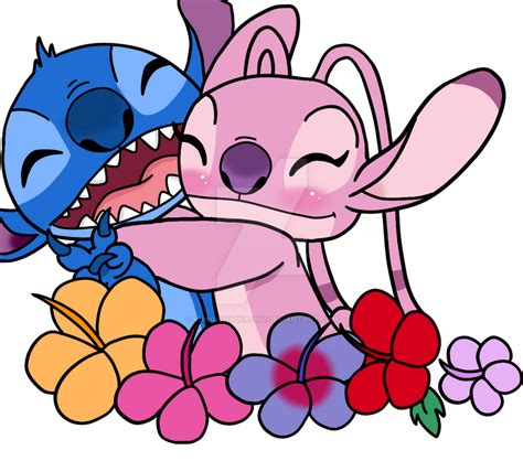 Stitch and Angel by KunoichiPikachu on DeviantArt