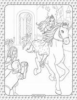 Barbie Princess Coloring Pages Sketch Page sketch template