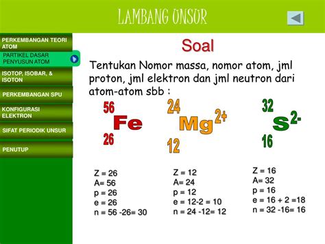 Contoh Soal Nomor Atom Dan Nomor Massa Pengertian Unsur - Riset