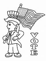 Election Day coloring Page  Free Printable sketch template