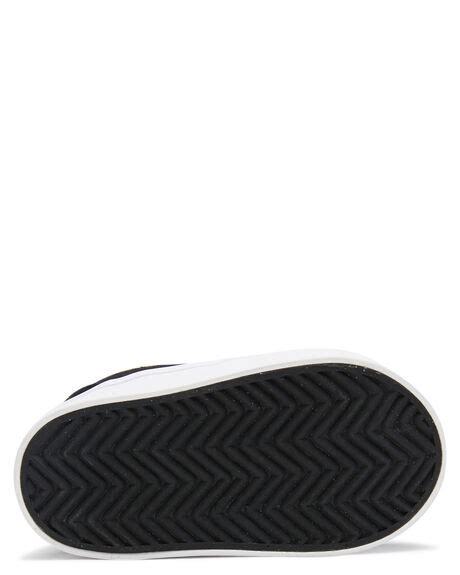 Nike Boys Sb Check Canvas Shoe - Toddler - Black White | SurfStitch