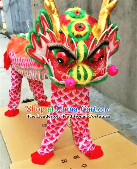 Traditional Chinese Dragon Dance Costume Complete Set