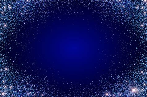 Free Vector | Realistic navy blue glitter background