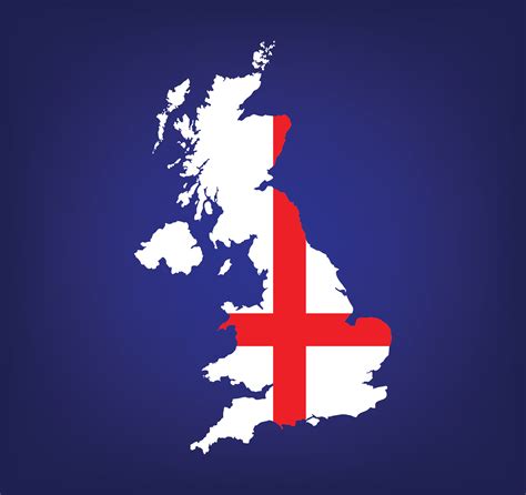 England flag map vector design 32477506 Vector Art at Vecteezy