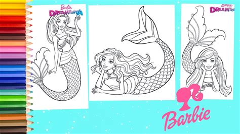 Barbie Mermaid Coloring Pages - Barbie Dreamtopia Coloring Book ...