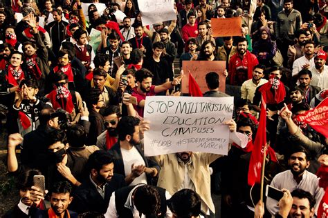 ‘The desire for revolution is in our hearts’: historic students’ march in Pakistan : Peoples ...