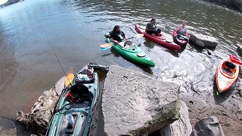 First kayak trip on Ohio River part 2 - YouTube