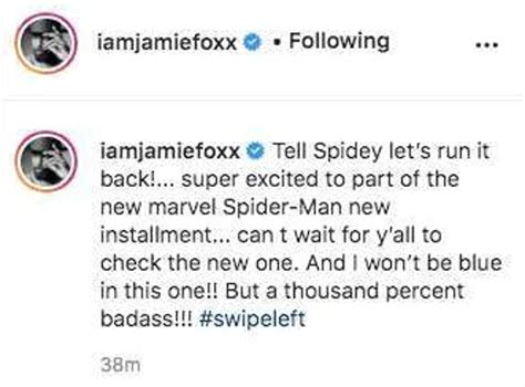 Spider-Man 3: Jamie Foxx accidentally lets slip detail…