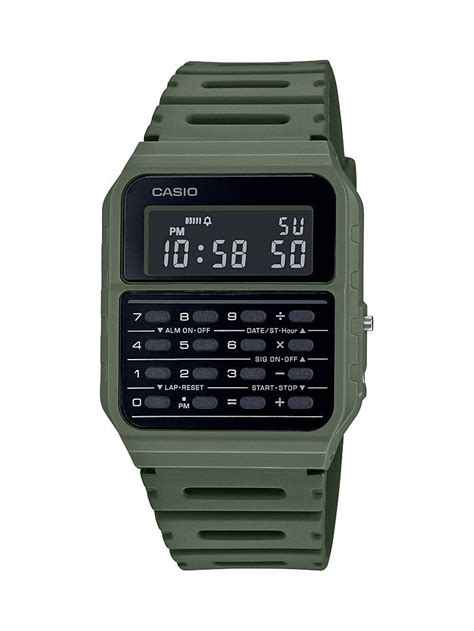 Casio Unisex Classic Calculator Watch, Green - Walmart.com