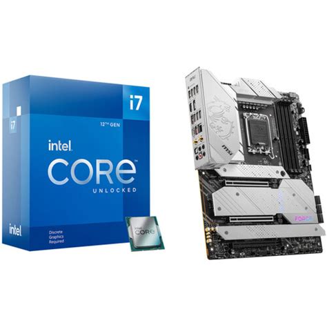 Intel Core i7-12700KF 3.6 GHz 12-Core LGA 1700 Processor & MSI