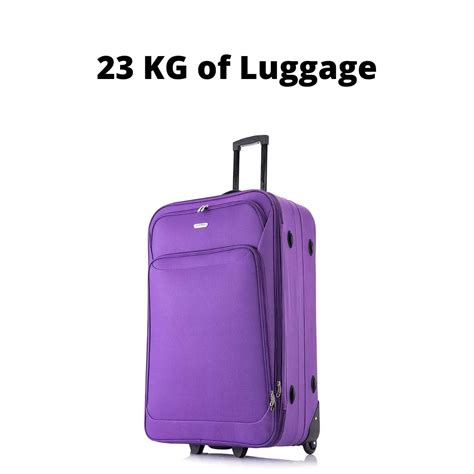 How Much Luggage is 23 KG?