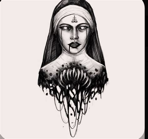 Tattoo Outline Drawing, Outline Drawings, Horror Drawing, Horror Art, Tattoo Sleeve Designs ...