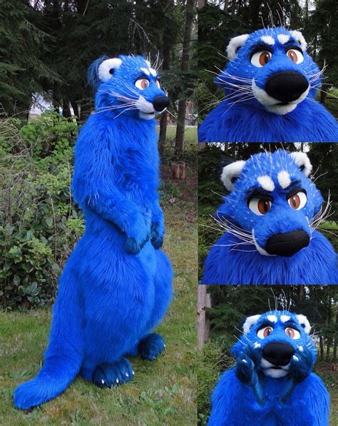 Adorable blue otter fur suit | Fursuit furry, Fursuit, Furry suit