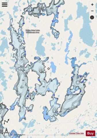 White Otter Lake Fishing Map | Nautical Charts App