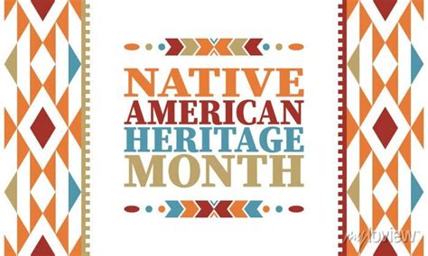 Native american heritage month. american indian culture. celebrate ...