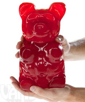 The World's Largest Gummy Bear: A 5 pound gummi bear!