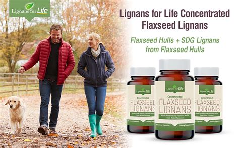 Flaxseed Lignans for Dogs & People - 35mg - Immune Support - 90 Capsules