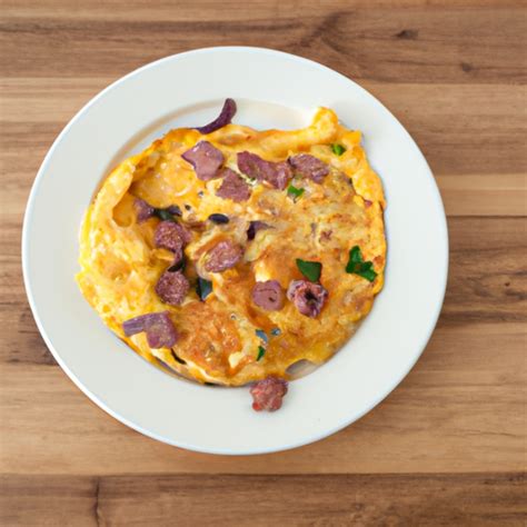 Sausage and Onion Omelette - Omelette Recipes