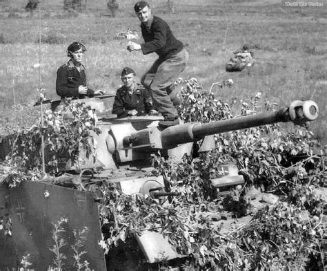 Camouflaged Panzer IV Ausf G | World War Photos