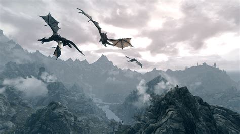 The Elder Scrolls V: Skyrim, Dragon Wallpapers HD / Desktop and Mobile Backgrounds