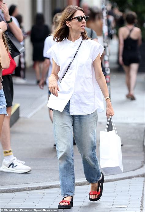 Sofia Coppola goes casual chic while seen on rare outing with lookalike daughter Cosima Mars in ...