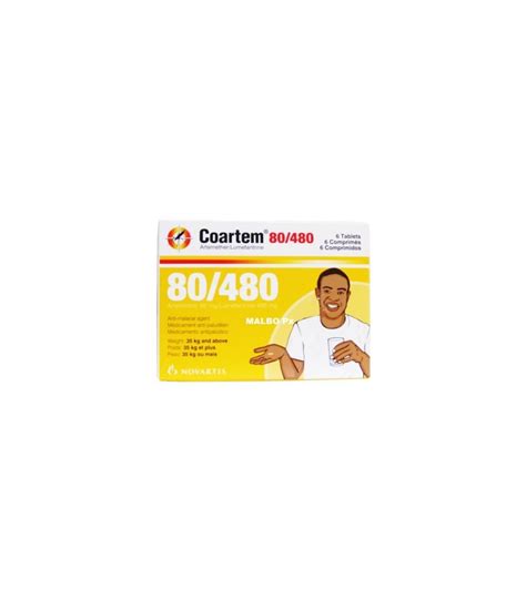 Coartem 80/480 – 6 Tablets - Padek Health Pharmacy Nigeria