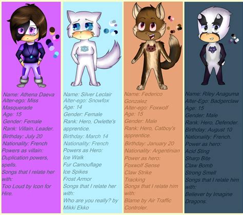 PJ Masks- Original Characters (Updated) by Dapple-ishh on DeviantArt