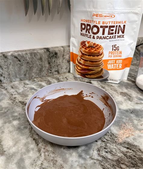 High-Protein Chocolate Pancakes From Pancake Mix