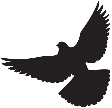 Bird Wing Bat Flight Lift - Dove Silhouette PNG Clip Art png download - 8000*7727 - Free ...