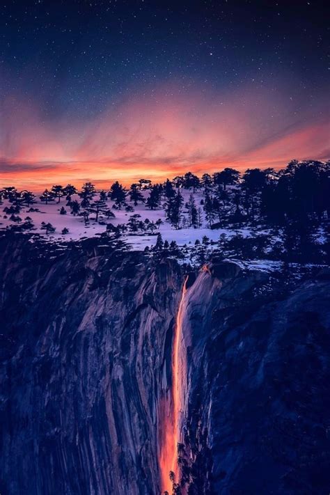 Beauty in all things... - Firefall at Yosemite grafixart_photo