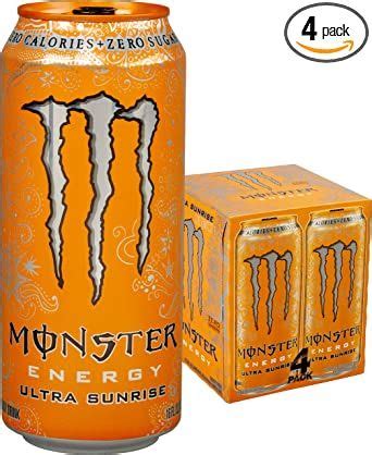 Monster Energy, Ultra Sunrise, 16 fl oz, 4 Pack in 2023 | Monster flavors, Monster energy drink ...