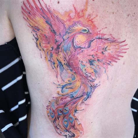 Watercolor Phoenix Tattoo Designs, Ideas and Meaning - Tattoos For You