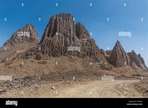 Mountains of Assekrem, Tamanrasset, Hoggar mountains, Algeria, North ...