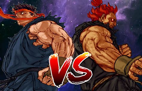 Evil Ryu Vs Akuma