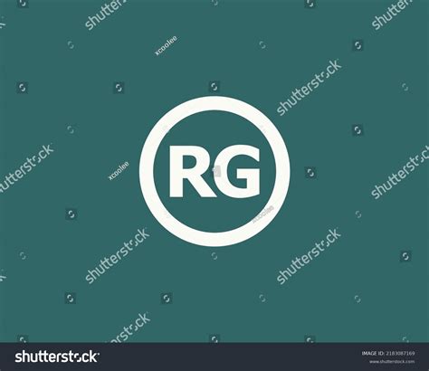 Rg Logo Design Vector Template Stock Vector (Royalty Free) 2183087169 ...