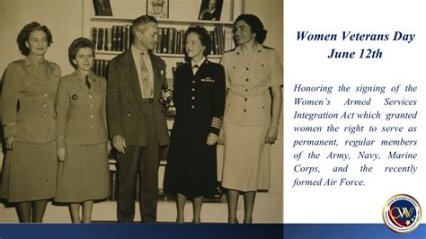 The origin of Women Veterans Day - VA News