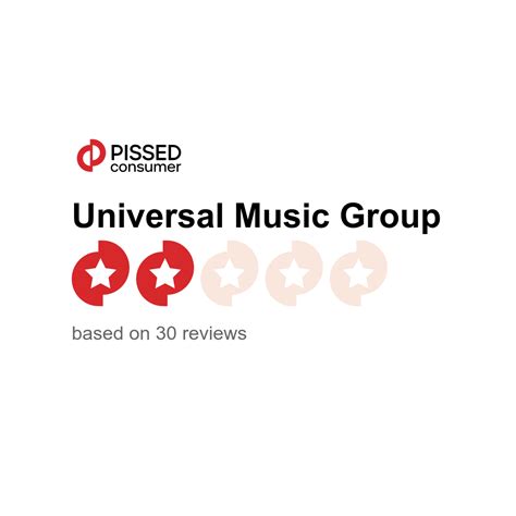 3 Universal Music Group Reviews and Complaints @ Pissed Consumer