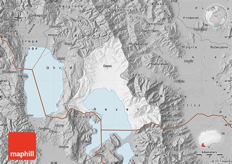 Gray Map of Resen